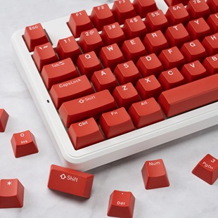 红PBT二色键帽双色注塑OEM高度机械键盘键帽小全套PAYSON 经典