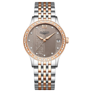 钢带watch时尚 女全自动机械表士手表镶钻简约潮流手表瑞士新款