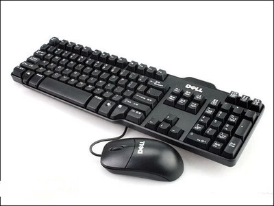 原装 机键鼠套装 商务办公台式 二手戴尔有线USB键盘鼠标套装