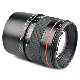 85mmF1.8光圈定焦人像国产镜头手动对焦适用于佳能尼康索尼微单口