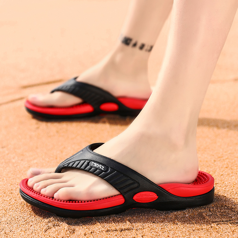 潮流韩版 耐磨夹脚 2024夏季 男防滑人字拖个性 新款 沙滩凉鞋 男士 拖鞋