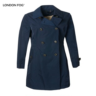 高贵 伦敦雾秋冬装 风衣女中长款 气质风雨衣女外套修身 FOG LONDON