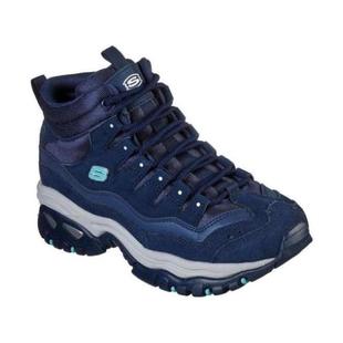Skechers 蓝色系带厚底流行正品 高帮鞋 5008002529 斯凯奇女时尚