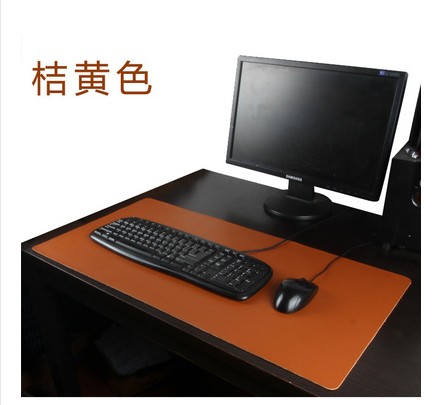 定制商务真皮桌垫办公桌垫电脑桌垫写字台鼠标垫超大笔记本电脑垫