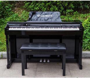 重锤键盘电子钢琴专业级教学乐器 钢琴 舒思曼电钢琴M1000智能数码