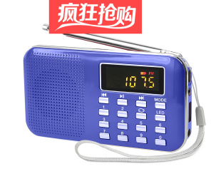 户外小音箱TF卡 896数字显示便携迷你老人收音机 亚马逊L218Y