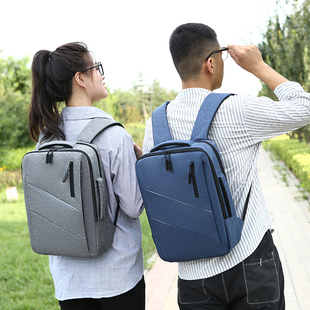 商务电脑包大学生书包旅行 防水背包男女士小型双肩包休闲简约韩版