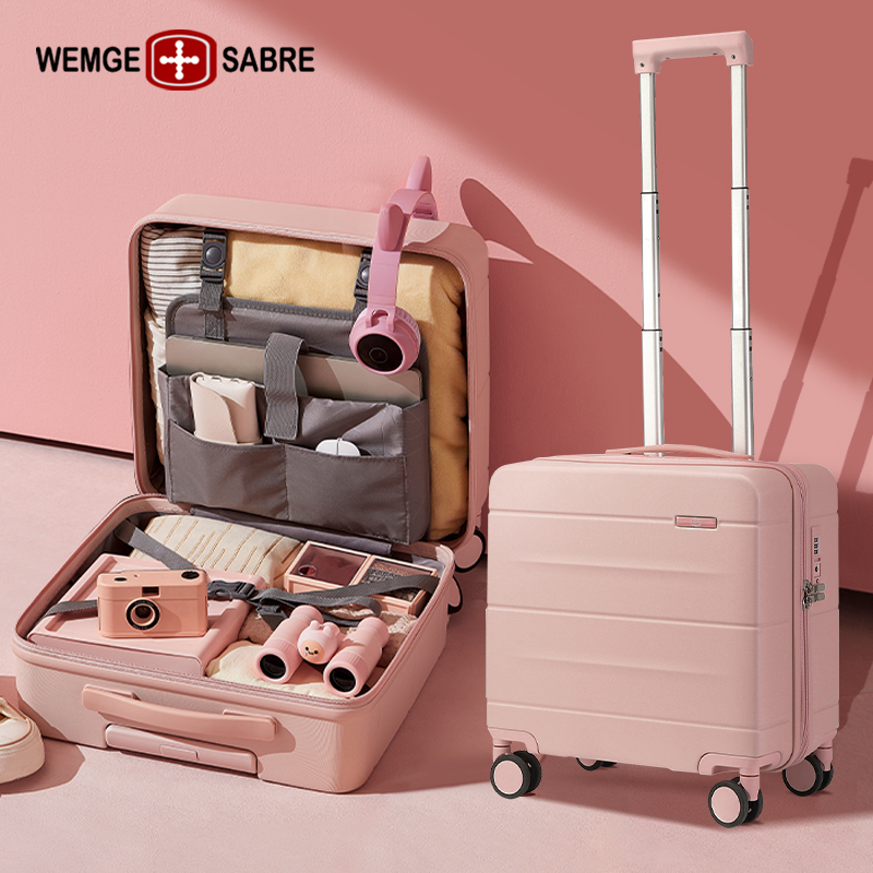 行李箱女轻便拉杆箱结实18寸小型登机箱旅行箱16 瑞士军刀2024新款