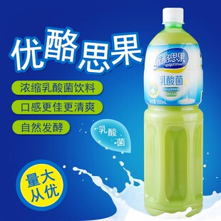 优酪思果乳酸菌饮料奶茶原料可尔必思饮料1.5L原味 台湾原装