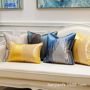 轻奢样板间客厅抱枕现代沙发靠垫靠枕套不含芯床头靠背枕腰枕护腰