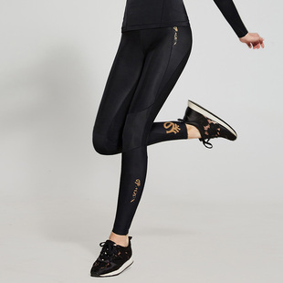 压缩裤 女跑步速干透气运动马拉松田径跑步装 备训练护膝弹力紧身裤