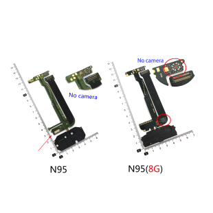 适用于诺基亚 滑道排 手机排线 N95 按键小板 N958G
