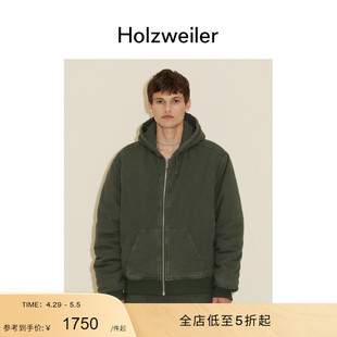 Holzweiler男士 之选 落肩设计Loken加棉拉链兜帽外套 经典