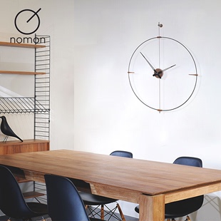 西班N牙omon 创意表沙发背景墙装 比尔挂钟壁钟时尚 饰钟 Bilbao