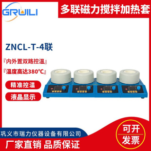 磁力搅拌电热套ZNCL 1000ML四联磁力搅拌器数显控温电热套 50ML