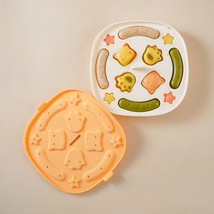 宝宝辅食模具硅胶蛋糕模香肠模米糊模具婴儿辅食卡通蒸糕烘焙工具