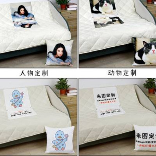定制抱枕被子两用印照片办公室毯子二合一车载睡觉汽车用折叠枕头