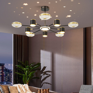 轻奢客厅吊灯北欧创意浪漫星空顶灯简约现代温馨餐厅房间卧室灯