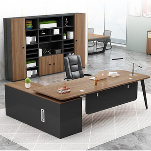 办公桌办公桌椅组合经理桌总裁桌主管桌现代简约大班台