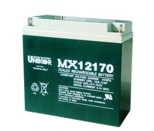 正品 韩国友联 12V17AH铅酸免维护蓄电池 联合蓄电池MX12170