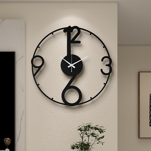 钟表挂钟客厅现代简约大气时钟家用时尚 创意装 挂墙网红挂表 饰个性