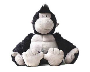 可爱大猩猩毛具黑金刚猴子偶布娃娃公仔睡觉抱枕送男生礼物