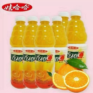 娃哈哈香橙C橙汁饮料夏季 6瓶聚会饮料大瓶装 果汁饮品整箱1.5L