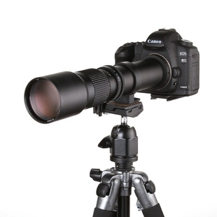 f8手动镜头T2大变焦微单单反远摄长焦摄月适用于佳能索尼口 500mm