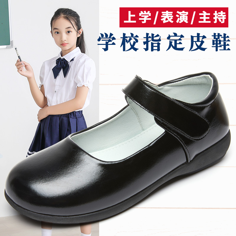 软底中小学生皮鞋 深圳礼鞋 儿童黑色鞋 女童皮鞋 表演出鞋 公主鞋 单鞋