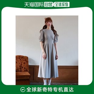 女士舒适长款 日本直邮SAISON 易 T恤连衣裙 优雅时尚 PAPILLON
