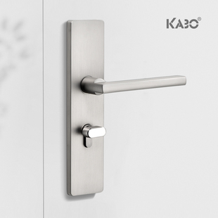 德国KABO门锁室内简约卧室房门锁北欧卫生间门把手现代实木门锁具