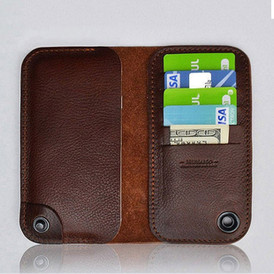 Pro 13Pro 欧州进口 手机包 Brussardo手工制真皮保护套 适用于iPhone 卡位