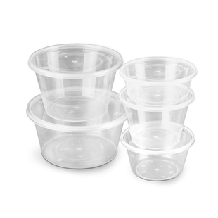冰粉专用碗圆形1000ML一次性餐盒塑料打包加厚透明外卖饭盒带 推荐