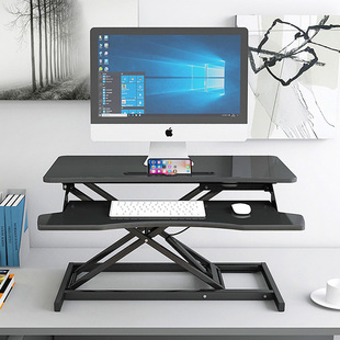 电脑支架折叠办公桌站立着办公工作台 电脑升降桌笔记本台式 站立式
