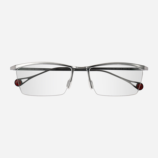 Okuyama奥山清行眼镜框男纯钛商务超轻半框手工眼镜架113 日本Ken