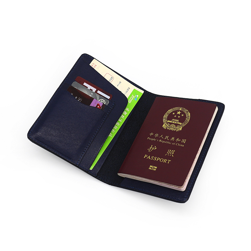 头层牛皮护照包植鞣皮复古卡包旅行护照本证件包皮夹 日韩原创新品