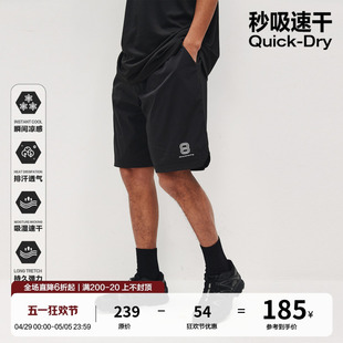 「速干透气」FPA运动短裤 国潮牌薄款 休闲健身篮球宽松黑色五分裤