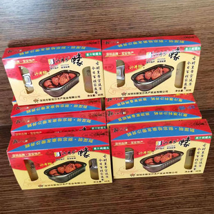 深圳特产沙井蚝罐头辣味红烧60g即食蚝牡蛎海鲜贝类休闲零食小吃