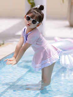 可爱夏儿童 1一3岁2023新款 泳衣女宝宝2岁女童游泳衣分体宝宝泳装