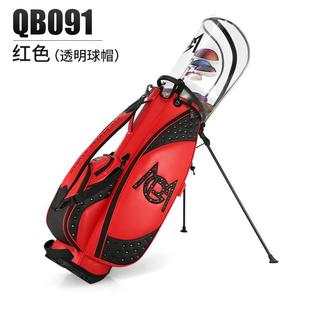 球铆钉个明包帽 杆袋韩版 高尔性夫球包男女支架QB091球包便透携式