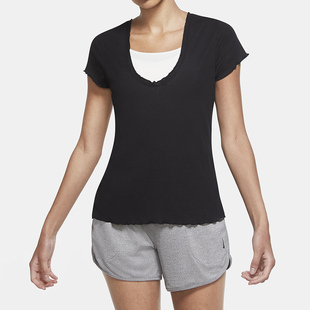 新款 Nike CU5384 女子运动休闲轻便舒适短袖 耐克正品 T恤 秋季
