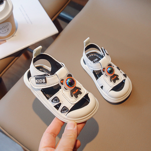 学步鞋 1一3岁婴儿鞋 软底宝宝鞋 宝宝凉鞋 子机能儿童凉鞋 男童夏季 女