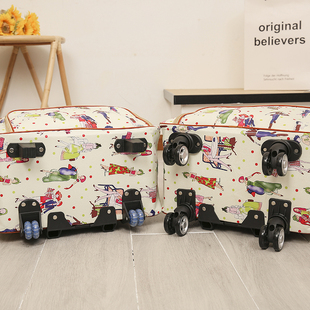 拉杆包旅行包女大容量手提韩版 短途旅游行李袋可爱轻便网红行旅包