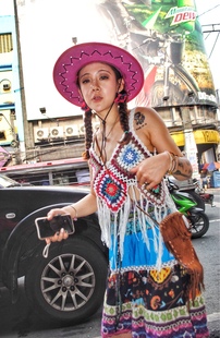 多色泰国毛线背心波西米亚流苏针织吊带民族风沙滩海边度假上衣夏