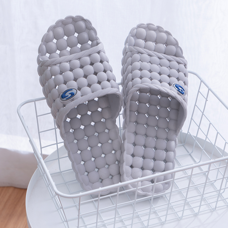 夏季 防臭镂空塑料拖鞋 男 女居家用按摩漏水浴室洗澡防滑室内凉拖鞋