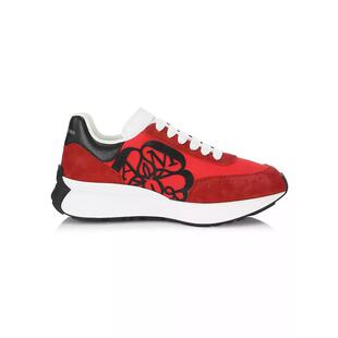 代购 红色运动休闲鞋 McQueen专柜男式 亚历山大·麦昆Alexander