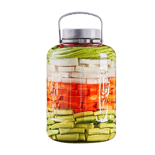 玻璃泡菜坛密封罐腌咸菜缸坛子泡酒瓶食品级酸菜罐子家用腌制容器
