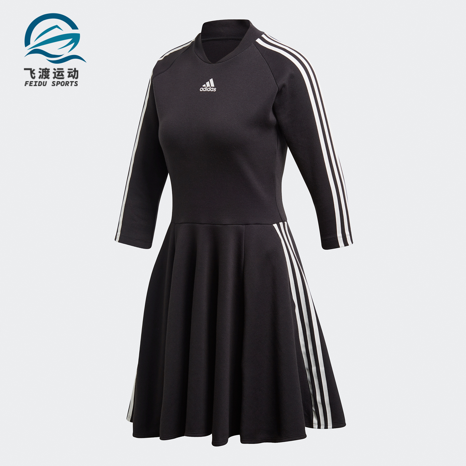 FL6901 春季 新款 女子运动型格连衣裙 阿迪达斯正品 Adidas