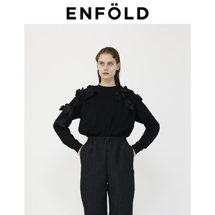 Enfold T恤打底衫 变形图案长款 设计师品牌24早春新品