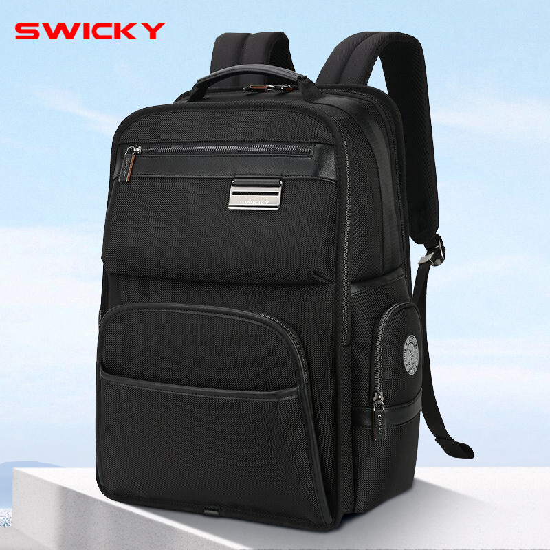 商务背包旅行包笔记本包 瑞士SWICKY瑞驰双肩包电脑包男士